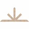 Ekena Millwork Saratoga Smooth Timber Gable Bracket, Douglas Fir, 84"W x 42"H x 5 1/2"D x 5 1/2"F, 12/12 Pitch GBW084X42X0606SAR00SDF - alternate 1